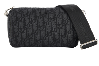 Oblique Jacquard Roller Bag, front view